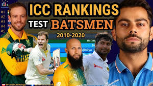 This video shows the detailed icc test batsmen rankings for the period 2010 to 2020 jan. Icc Test Rankings Top 15 Batsman Ranked By Icc Test Rankings 2010 2020