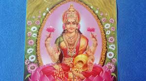 Lakshmi hindu goddess of beauty, from skt. Gottin Lakshmi
