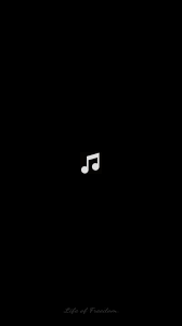 Wallpaper Of Art Outline Icon Of Music Note Design In Dark Black Backgrounds For Mobile Ph Dark Wallpaper Iphone Cute Black Wallpaper Black And White Instagram