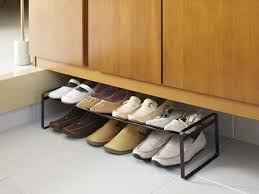 Yamazaki Home Schuhregal Fur 3 5 Paar Schuhe Ausziehbar Schwarz 39 90 Schuhregal Regal Diy Schuhregal