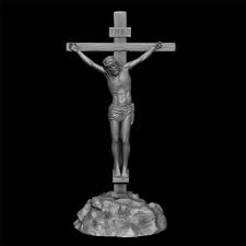 Jesus Christ On The Cross 3d Print Model The Cross Of Christ Print Models 3d Printing