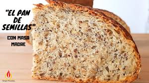 Recetas Saludables De Cocina Del Chef Sergio Benito Hogaza De Pan Casero Con Masa Madre Y Semillas Masa Madre Pan Casero Recetas De Pan