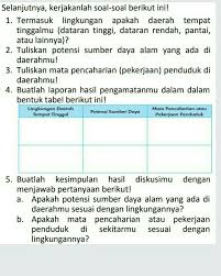 Sampaikan pendapatmu dengan sikap yang baik Tuliskan Mata Pencaharian Atau Pekerjaan Penduduk Di Daerahmu Jawaban Siswapelajar Com