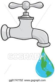 Kitchen sink faucets with separate sprayer specialties special pricing. Cartoon Water Faucet Drawing Vector Clipart Leaking Faucet The Earth Planet Dro Vector Royalty Free Tap Water Water Faucet Faucet Kitchen Faucet With Sprayer