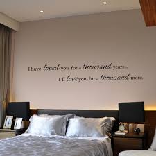 Wall quotes, words, letters, decals & sayings | vinyl quotes for walls. I Have Loved You A Thousand Years Couple Bedroom Wall Quote Anniversary Romantic Love You Wedding Decor 34 X 5 S Love Wedding Decorations Wall Quoteslove Wedding Aliexpress