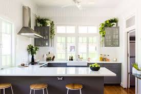 Enliven Your Cooking Space With These 12 Best Kitchen Plants Grey Painted Kitchen Grey Kitchen Kitchen Decor