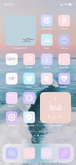 Beach Pastel Ios14 App Icons Minimalist Iphone App Icon Pack Etsy Minimalist Iphone Iphone Home Screen Layout Homescreen