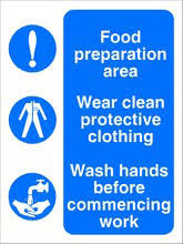 Don't set a hot glass dish on a wet or cold surface. Catering Safety Signs 4 Types To Consider