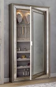 Loren Jewelry Storage Mirror Frontgate Storage Mirror Jewellery Storage Hidden Jewelry Storage