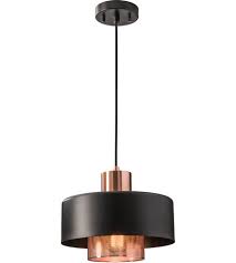 Check out our large copper ceiling light selection for the very best in unique or custom, handmade pieces from our pendant lights shops. Adesso 6047 20 Bradbury 1 Light 12 Inch Black And Brushed Copper Pendant Ceiling Light
