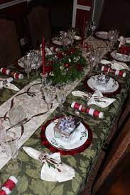 Christmas 2016 2 Of 3 Green Tablecloth With Lenox Holiday Nouveau Ribbon Runner And Napkins And Also China Silv Green Tablecloth Table Cloth Holiday Decor