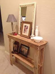 Tables Pallet In 2020 Diy Entryway Table Entryway Table Decor Foyer Furniture