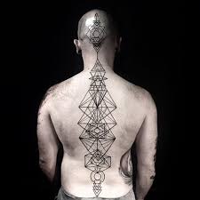 145 spine tattoo designs that fit anyone s lifestyle. Geometric Tattoo Pattern Design For Men Spine Truetattoos
