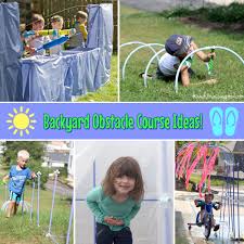 My obstacle courses are natural ones, and sometimes they move. Fun Ideas For An Obstacle Course In Your Backyard