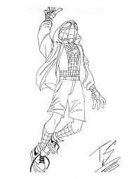 I would run 1000 miles to be nowhere near your shoes. Miles Morales Coloring Pages Free Printable New Spider Man