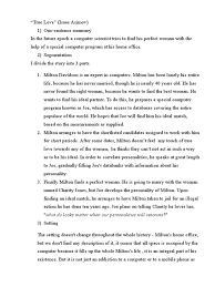 It first appeared in the november 1956 issue of science fiction quarterly and was anthologized in the collections nine tomorrows (1959), the best of isaac asimov (1973), robot dreams (1986). True Love Pdf Narrative Narration