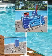 Hydro Tools 8903 Swimming Pool Side Organizer For Towels Rafts Floats Swimming Pool Accessories Pool Float Storage Pool Storage