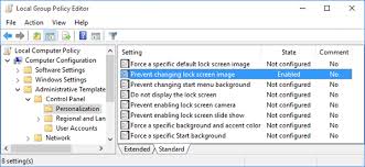 Prevent Users From Changing Lock Screen Image In Windows 10 8 Password Recovery