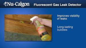 Co detectors cannot detect a gas leak. Nu Calgon Fluorescent Gas Leak Detector Demo Youtube