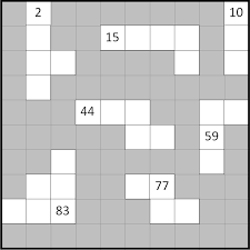 number grid puzzles 10 variations