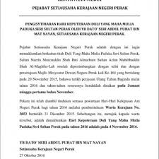 Tapi kalau kita lihat dalam profil sultan nazrin, baginda sebenarnya lahir pada 27 november 1956 dan bukannya pada 1 november. Kenapa Tarikh Keputeraan Sultan Perak Berubah Setiap Tahun