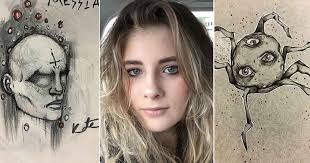 Major symptoms include hallucinations (typically hearing voices), delusions, and disorganized thinking. Schizophrenic Lady Uses Art To Illustrate Hallucination And Break Stigma On Mental Illness Elite Readers