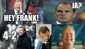 Find the newest frank de boer meme. Insta Gio Spa On Twitter Rt Feyenoordpings Ronald Koeman Vs Frank De Boer Http T Co Uxb3bhu
