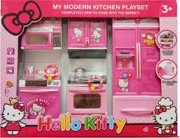 From the manufacturer fabulous wooden kitchen play set, brightly decorated with hello kitty artwork and graphics. Debina Store Hello Kitty Modern Kitchen Play Set Hello Kitty Modern Kitchen Play Set Buy Hello Kitty Toys In India Shop For Debina Store Products In India Flipkart Com