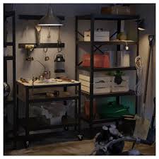 Bror Shelving Unit Black Ikea Shelving Unit Shelves Ikea