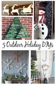 Therefore, we present some ideas to assist you in this exempt with a little imagination, you can create wonderful and unique decorations from wood, that you will be happy for years to put on the christmas tree. 5 Outdoor Christmas Decorations That You Can Diy Simple Holiday Decor