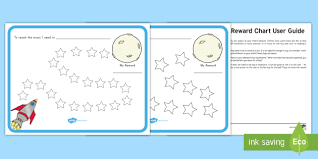 Reach For The Moon Behavior Chart And Adult Guidance