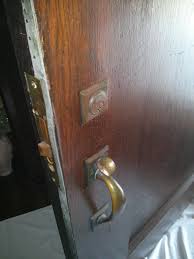 Suppliers panel door lock with key stainless steel case mortise faceplate door lock set with lever handle hotel door. Before And After Replace Old Mortise Lock On Front Door Phs Locksmiths