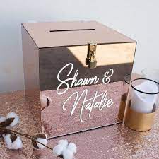 Inside the gift or outside on the box? 12 Cute Wedding Card Boxes To Stash Your Gifts In Style