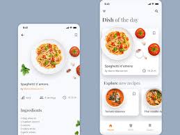 Recipe App Prototype By Anna Rzepka On Dribbble Food App Food Delivery App App Design