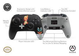 Powera Retro 8 Bit Super Mario Wireless Controller For Nintendo Switch Wireless Controller Nintendo Switch Super Mario