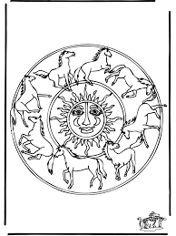 Ausmalbilder pferde mandala ausmalbilder mandala pferde zum ausdrucken best coloring. Mandala Pferd Malvorlagen Tiermandalas