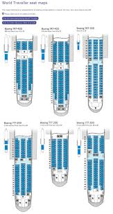 British Airways World Traveller Seating Charts Boeing 777