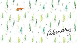 Check spelling or type a new query. February Free Desktop Wallpaper Nathalie Ouederni Watercolor Illustration Pattern Design