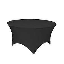 Our quality in inexpensive plastic tablecloths cannot be beat, we're up to 70% thicker than dollar store tablecloths. Gfcc 6ft Black Tablecloth Stretch Spandex Round Tablecloth Table Cloth Table Covers Black Tablecloth
