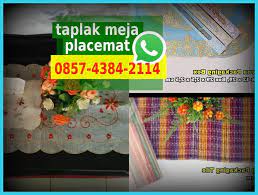 Souvenir Pernikahan Taplak Meja Di Surabaya 0857 4384 2114 Whatsapp Placemats Surabaya Souvenir