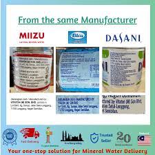 Kawasan perindustrian londang 12 km. Miizu Natural Mineral Water