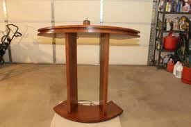 Simple Circular Wood Pulpit Church Pulpit Church Design Church Interior