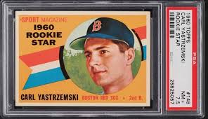 62 Topps 8 Card Star Lot Yaz has bottom right crease. SOLD Paypal