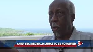 Chief Sec : Reginald Dumas To Be Honoured