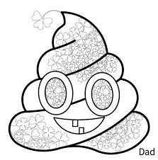 Emoji birthday coloring pages #16369578. Poop Emoji Coloring Pages To Print Coloring Pages