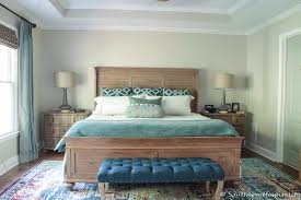 With bedding that repeats the color of. Master Bedroom And Sitting Room Progress Southern Hospitality