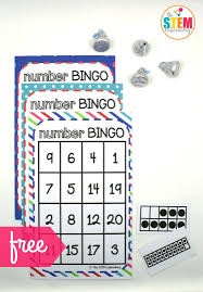 Bingo Number Generator 1 75 Excel Number Bingo With Images Kindergarten Math Games