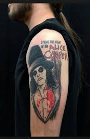 His tattoos just keep getting better and better. Best 24 Alice Cooper Fan Tattoos Nsf Music Magazine