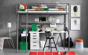 سرير Ikea Loft 53 صورة نماذج مع منطقة عمل في الأسفل أمثلة أصلية في الداخل مراجعات أثاث 2021