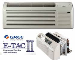 If you are not interested in getting a wall air conditioner and want something that you easily move around the house whenever you need then gree's laffis portable air conditioner is the right choice for you. Gree Etac2 12hc230va Cp Seacoast Protected Ptac Air Conditioner With Electric Heat Omega Fields Inc